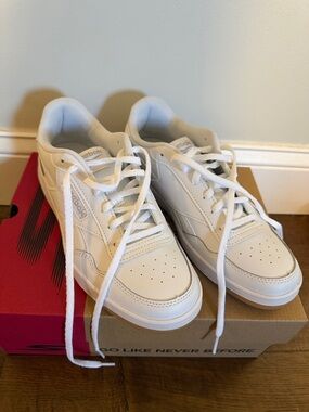 Reebok White Low-Top Sneakers